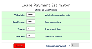 lease payment estimator